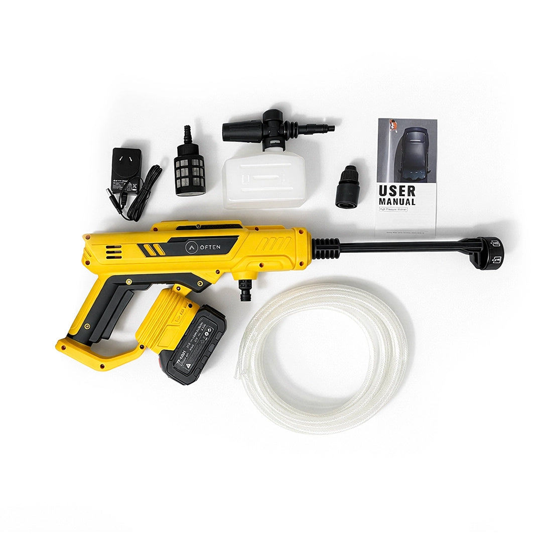 Öften Komodo Portable Cordless Pressure Car Washer Gun LCD