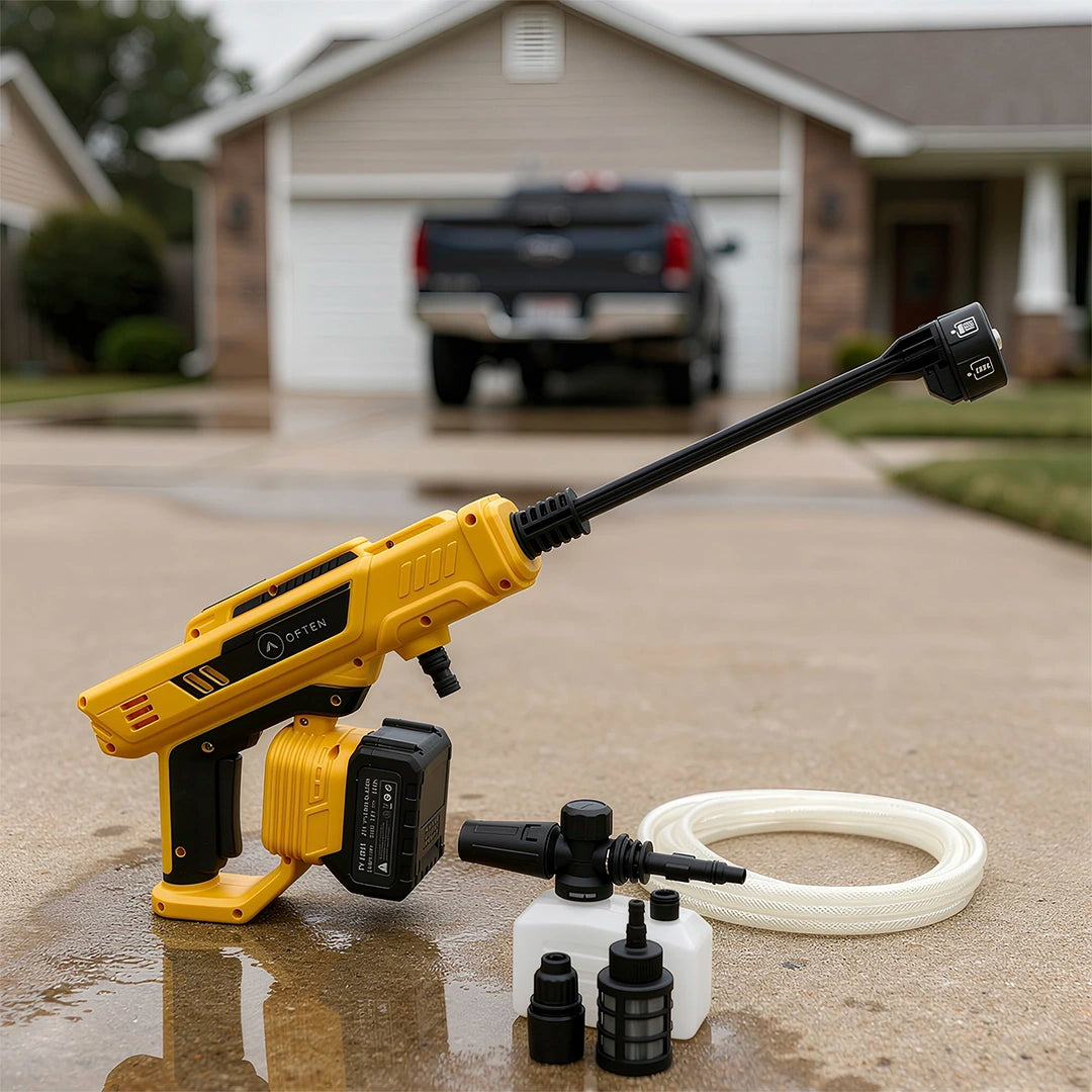 Öften Komodo Portable Cordless Pressure Car Washer Gun LCD
