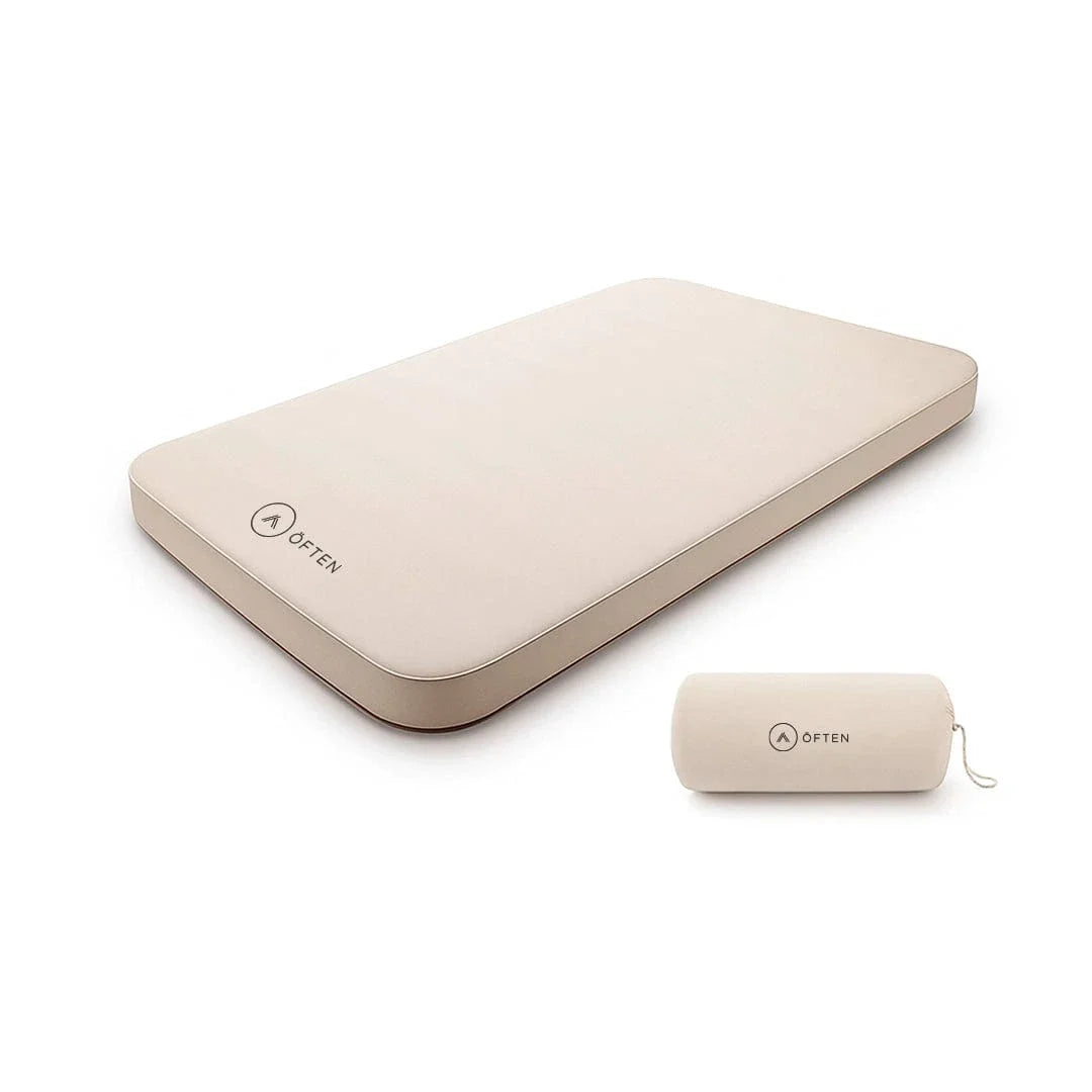 Often Accessories 2 Persons (200 x 132 x 10cm / 52x79x4in) x 10 cm Thickness Often Deluxe Self Inflatable Soft Foam Air Mattress