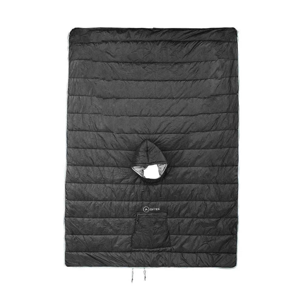 Often Accessories Black / Light Gray Often Alaska Waterproof Outdoor Poncho / Sleeping Bag