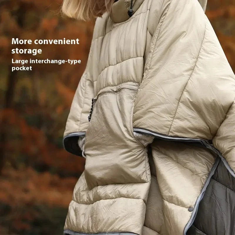 Often Accessories Black / Light Gray Often Alaska Waterproof Outdoor Poncho / Sleeping Bag