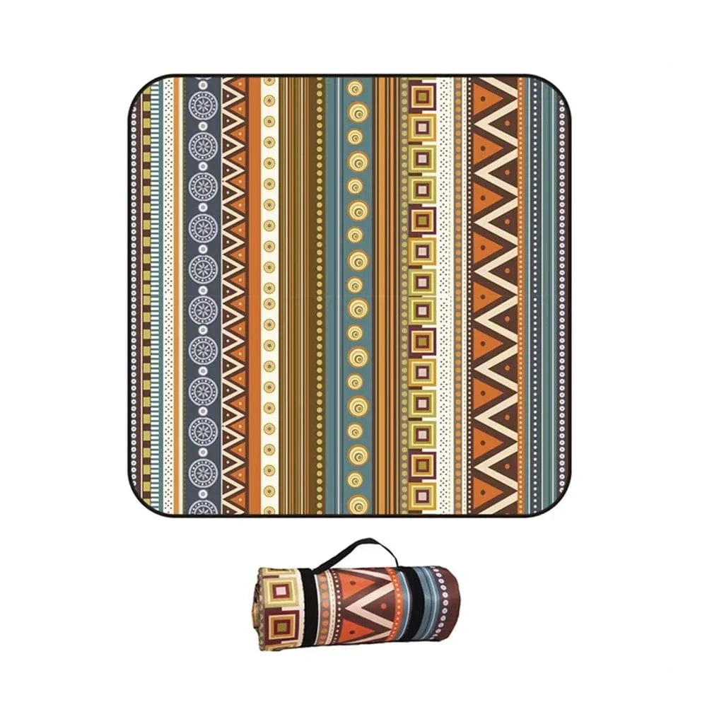 Often Accessories Geometric Often Portable Waterproof Outdoor Picnic Pad Ultrasonic Blanket (Color Varieties)