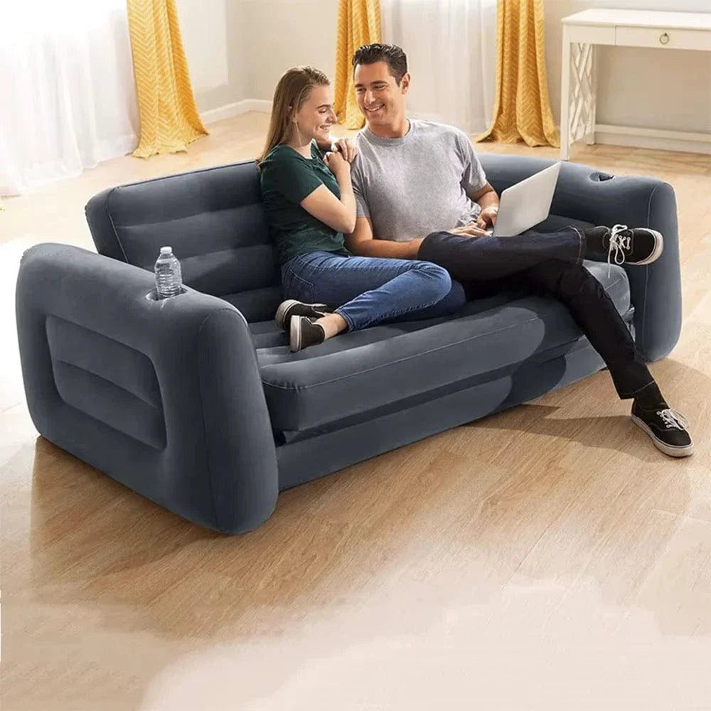 Often Accessories Intex High Quality Inflatable Double Person Pull-Out Bed Sofa