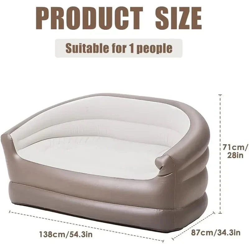 Often Accessories Often Deluxe Inflatable Double Lounger Sofa Outdoor / Indoor