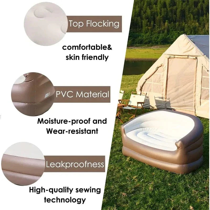 Often Accessories Often Deluxe Inflatable Double Lounger Sofa Outdoor / Indoor