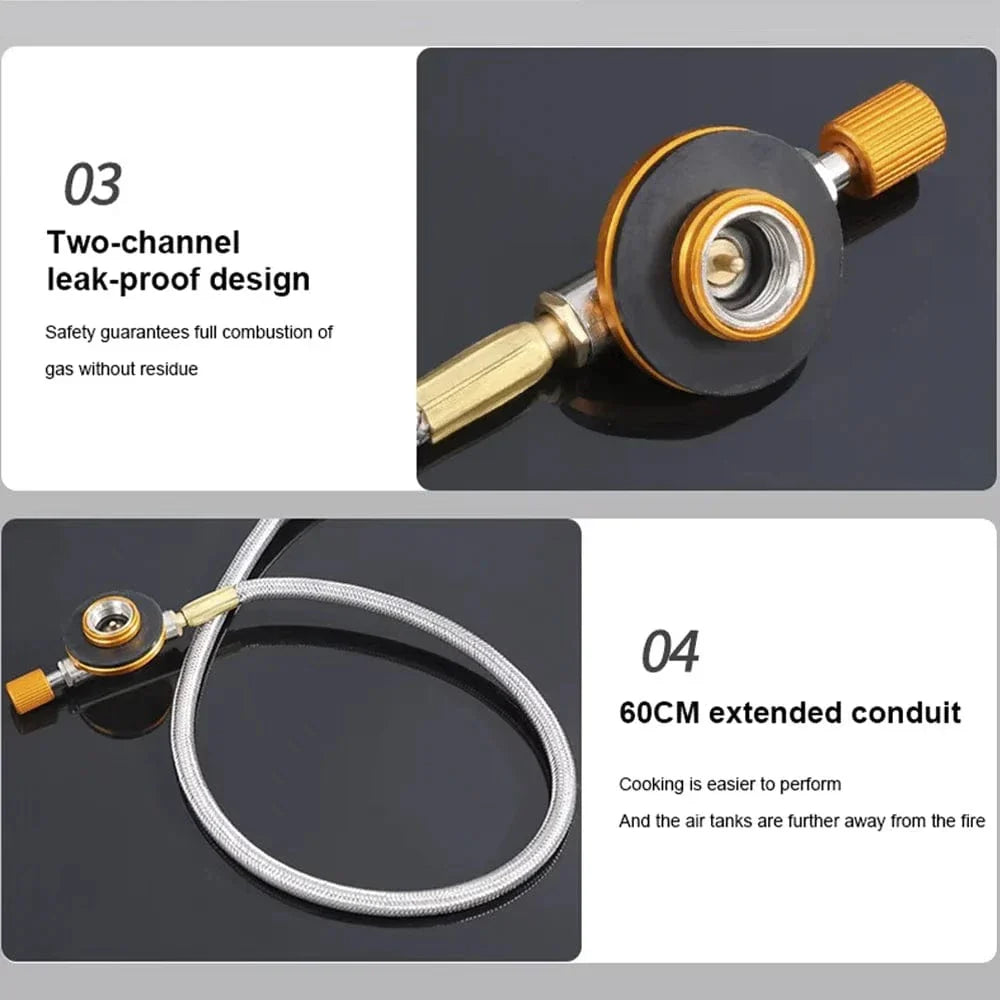 Often Accessories Often High Power Wind Resist 5 Heads Steel ButaneGas Fire Stove 12800W