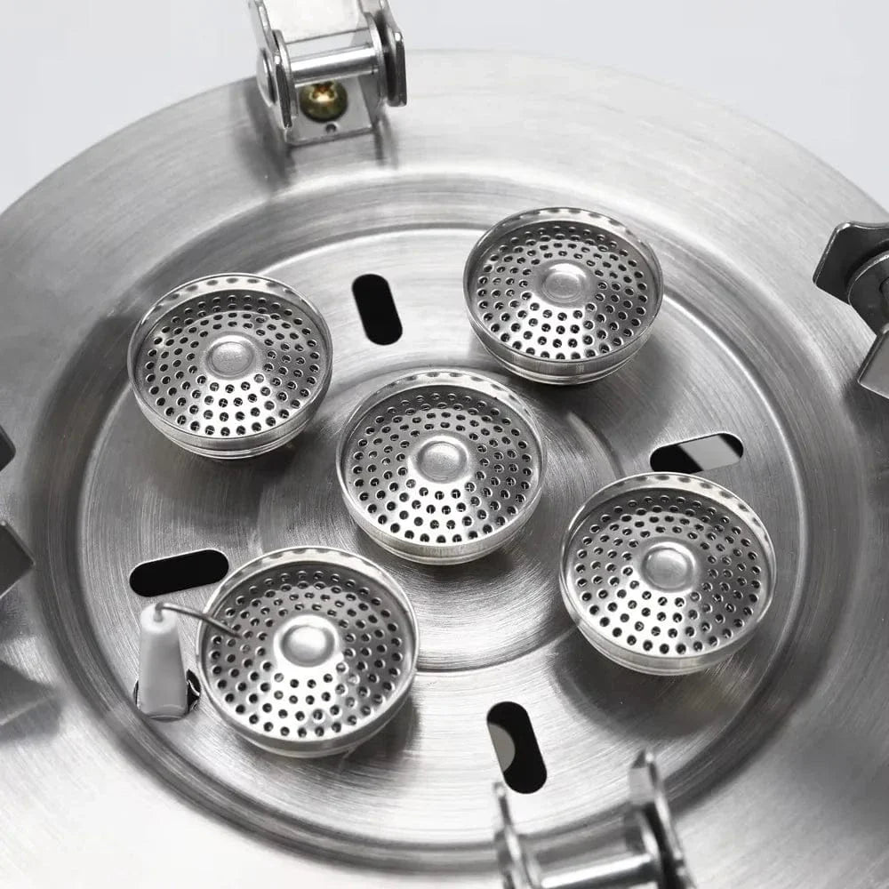 Often Accessories Often High Power Wind Resist 5 Heads Steel ButaneGas Fire Stove 12800W