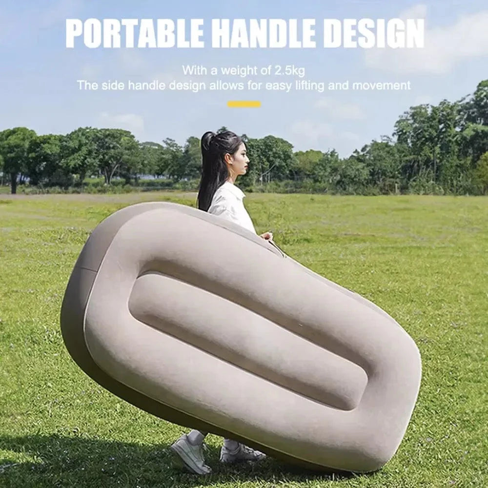 Often Accessories Often Self Inflatable Soft Lounger Couch Lazy Sofa Bed Built-in Pump