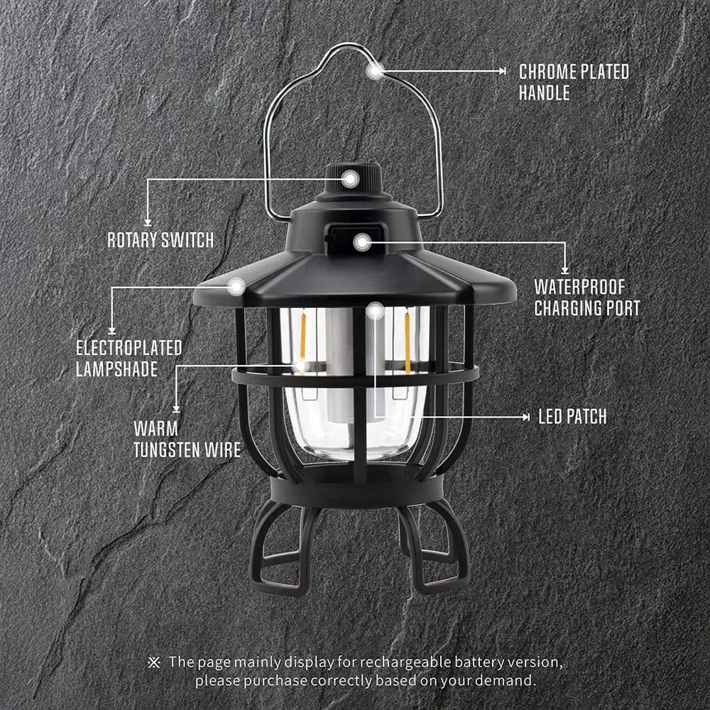 Often Accessories Often USB Rechargeable Portable Retro LED Lamp (Small Size)