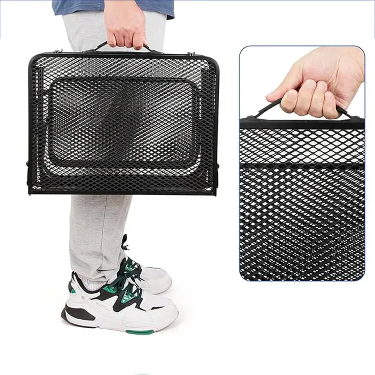 Often Craft Adjustable Aluminum Table with shelves