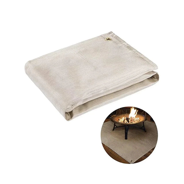 Often Accessories 39' x 39' (1 mt x 1 mt) Often Fireproof Fiberglass Mat Protection