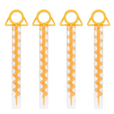 Often Accessories 4 x Pack Orange Often 30cm Heavy Duty Spiral Sand Dirt Stake