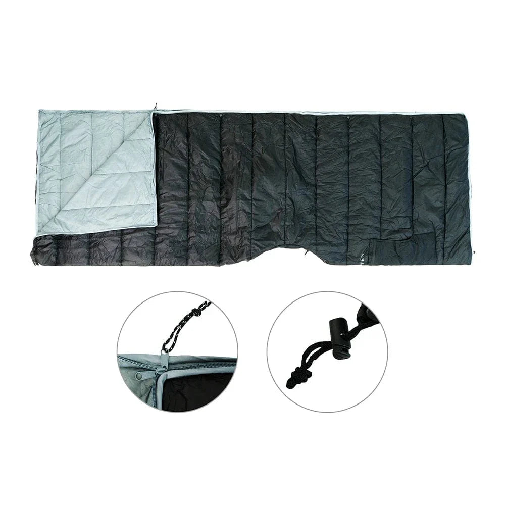 Often Accessories Black / Light Gray Often Alaska Waterproof Outdoor Poncho / Sleeping Bag