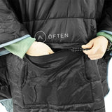 Often Accessories Black / Light Gray Often Alaska Waterproof Outdoor Poncho / Sleeping Bag