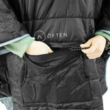 Often Accessories black-light-gray Often Alaska Waterproof Outdoor Poncho / Sleeping Bag