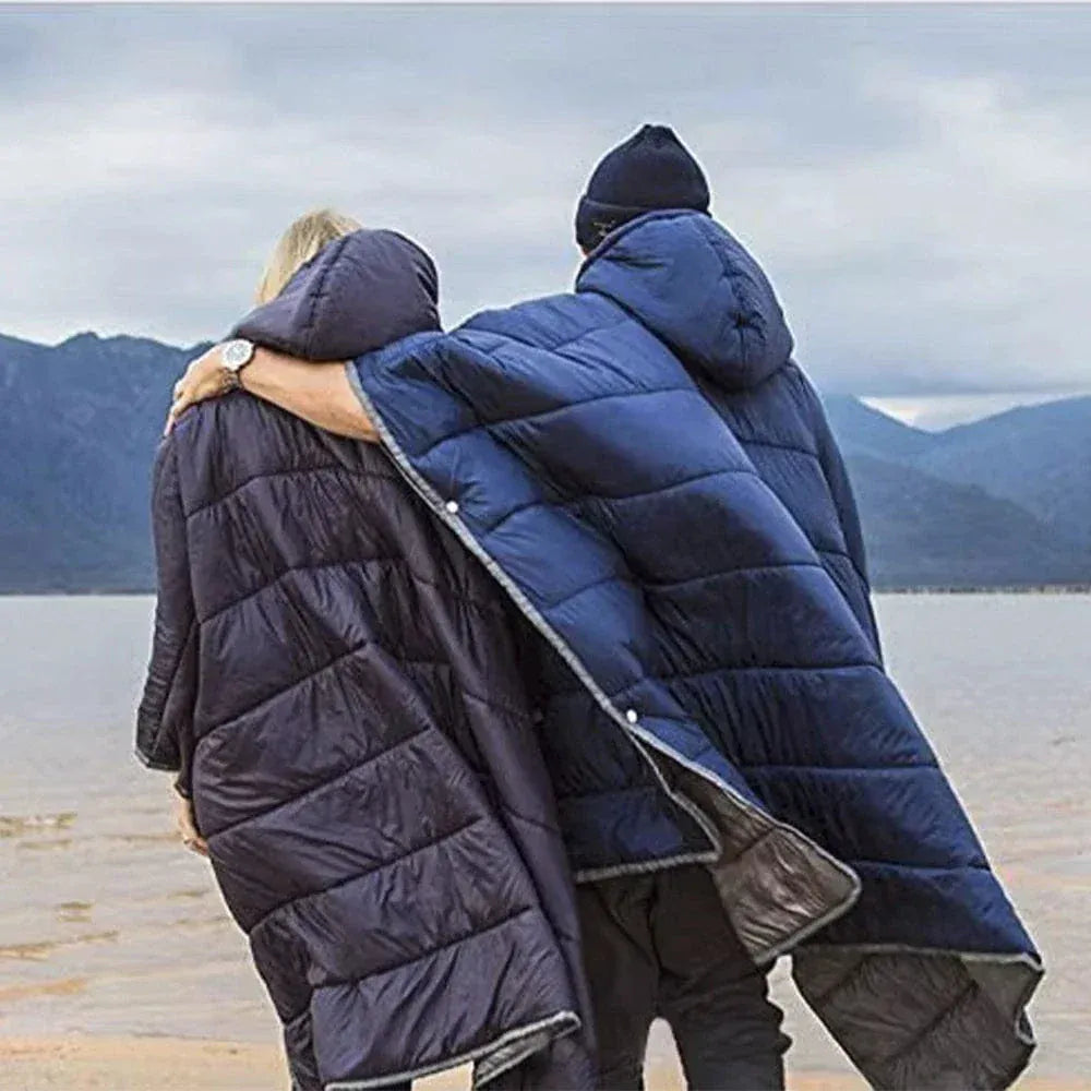 Often Accessories black-light-gray Often Alaska Waterproof Outdoor Poncho / Sleeping Bag