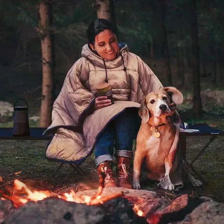 Often Accessories black-light-gray Often Alaska Waterproof Outdoor Poncho / Sleeping Bag