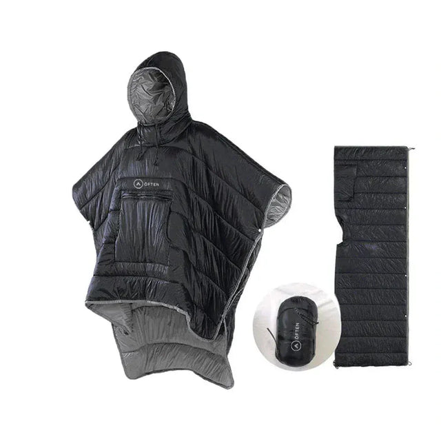 Often Alaska Rain Poncho — Waterproof Hiking Camping Poncho