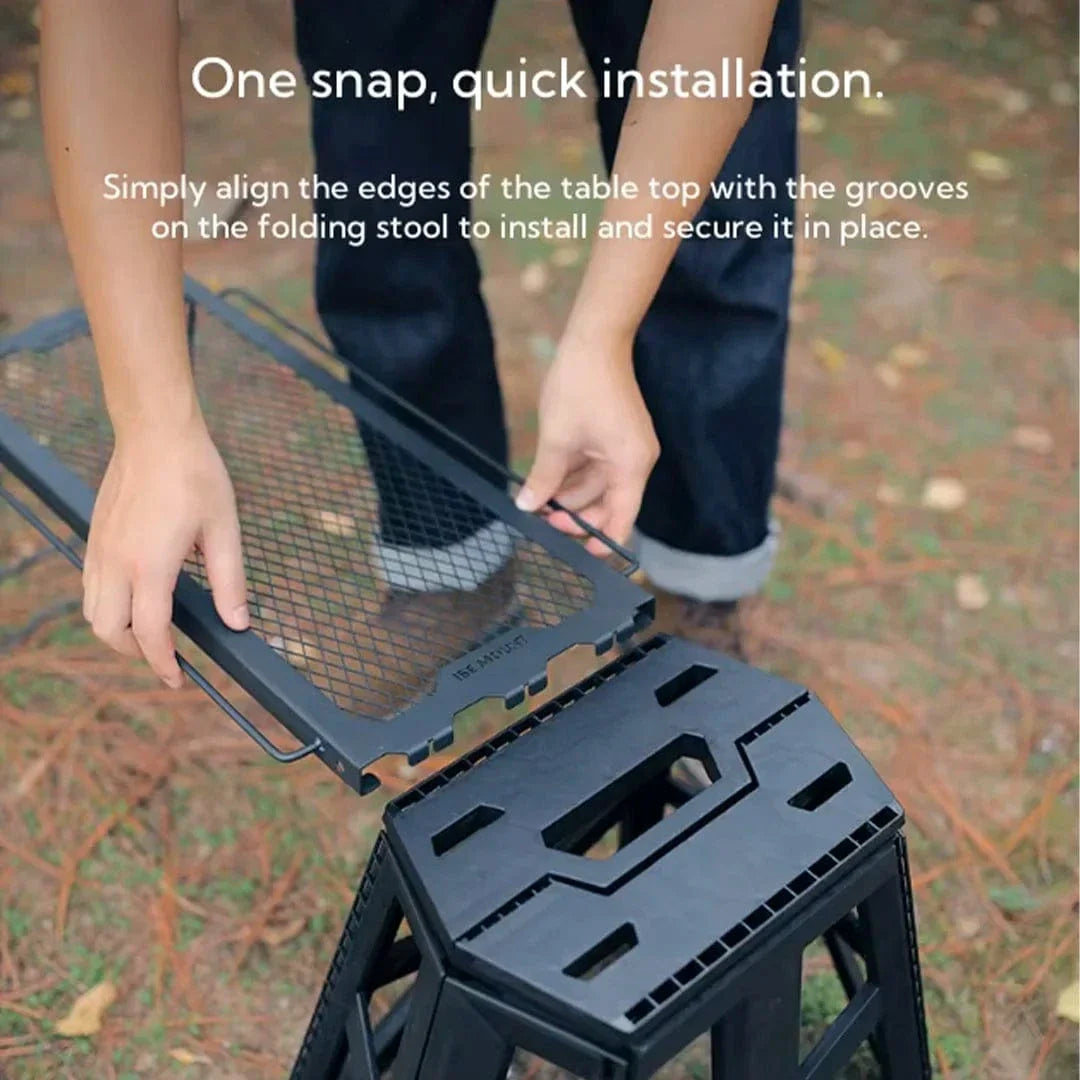 Often Accessories Black Often Royal All-In-One Multi Stool Table Chair (Double)