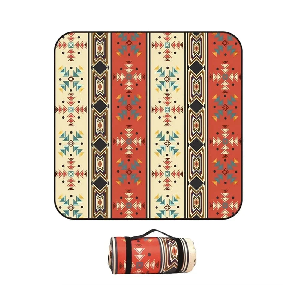 Often Accessories Geometric 3 Often Portable Waterproof Outdoor Picnic Pad Ultrasonic Blanket (Color Varieties)