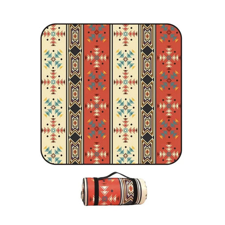 Often Accessories Geometric 3 Often Portable Waterproof Outdoor Picnic Pad Ultrasonic Blanket (Color Varieties)