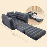Often Accessories Intex High Quality Inflatable Single Person Pull-Out Bed Sofa