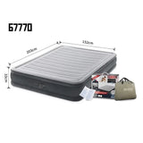 Often Accessories Intex High Quality Plush Inflatable Mattress Built-In Electric Pump (Double Bed)