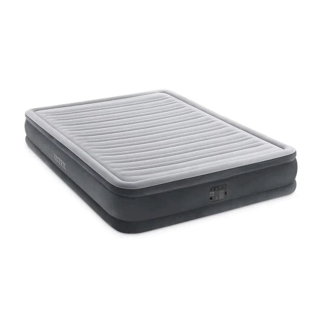 Often Accessories Intex High Quality Plush Inflatable Mattress Built-In Electric Pump (Double Bed)