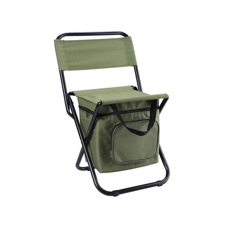 Often Accessories Military Green Often Foldable Directors Chair with 10L Cooler Bag