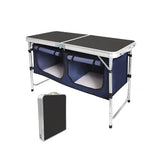 Often Accessories Navy Blue Often Foldable Lightweight Storage Picnic Table