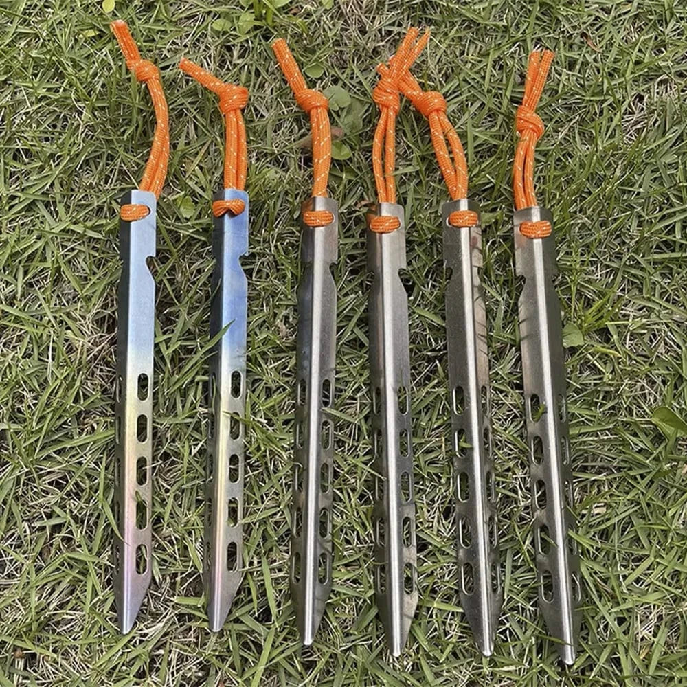 Often Accessories Often 8 Pack Set V-Shaped Titanium Alloy Peg