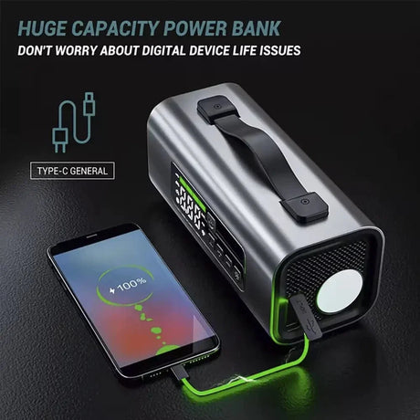 Often Accessories Often Astro 6 in 1 Multifunctional Emergency Compressor Jump Starter