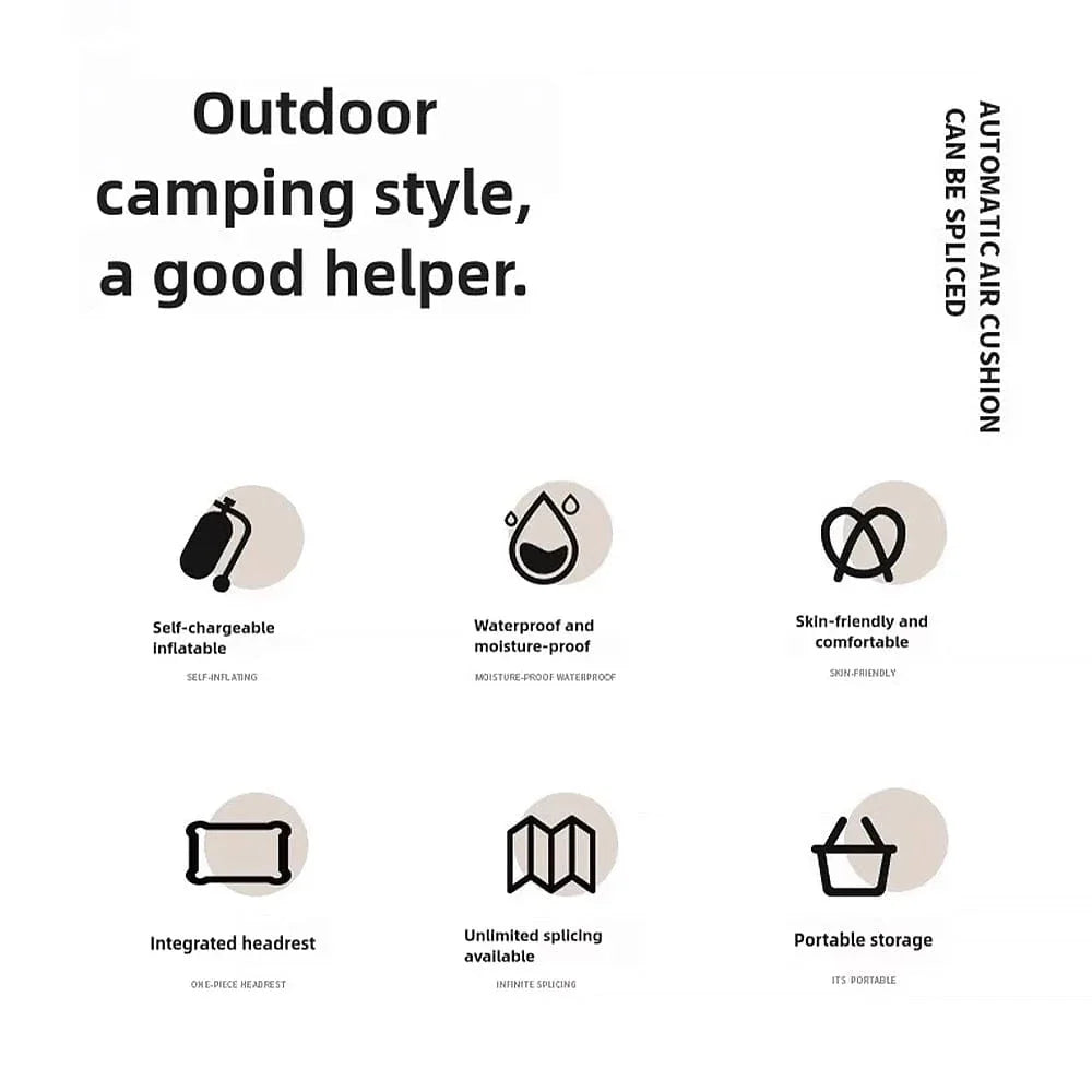 Often Accessories Often Auto-Inflatable Soft Foam Pro Sleeping Pad (Double Size)