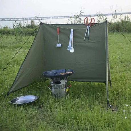 Often Accessories Often Canvas Folding Windshield Wall Windbreaker Windscreen