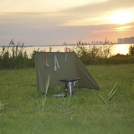 Often Accessories Often Canvas Folding Windshield Wall Windbreaker Windscreen