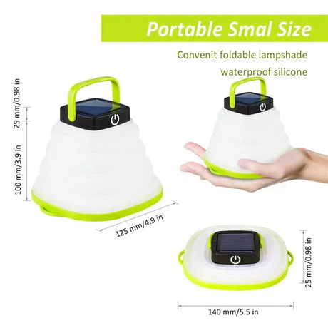 Often Accessories Often Collapsible Solar/USB Emergency Lamp Light