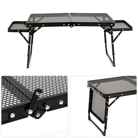 Often Accessories Often Craft Adjustable Aluminum Table with shelves
