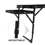 Often Accessories Often Craft Adjustable Aluminum Table with shelves