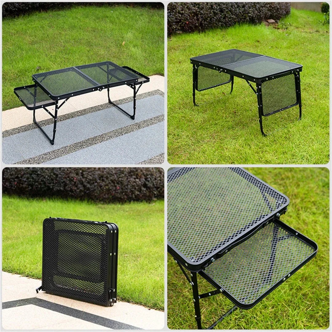 Often Accessories Often Craft Adjustable Aluminum Table with shelves