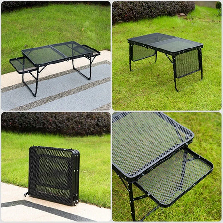 Often Accessories Often Craft Adjustable Aluminum Table with shelves