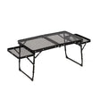 Often Craft Aluminum Table — Adjustable with Shelves