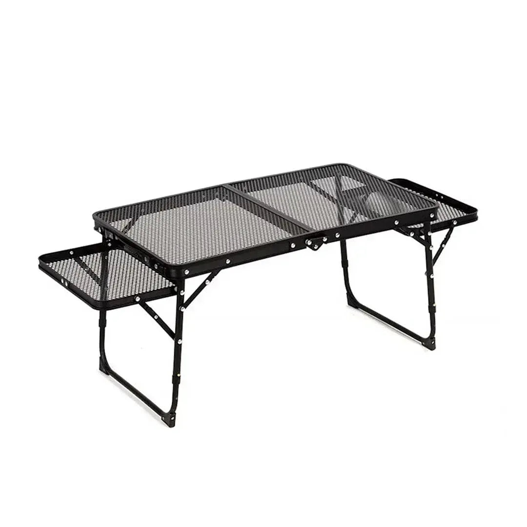 Often Craft Aluminum Table — Adjustable with Shelves