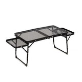Often Craft Aluminum Table — Adjustable with Shelves
