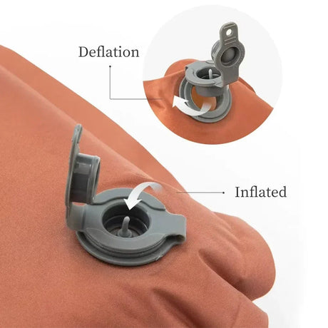 Often Accessories Often Deluxe Automatic Inflatable Soft Foam Ultralight Travel Pillow