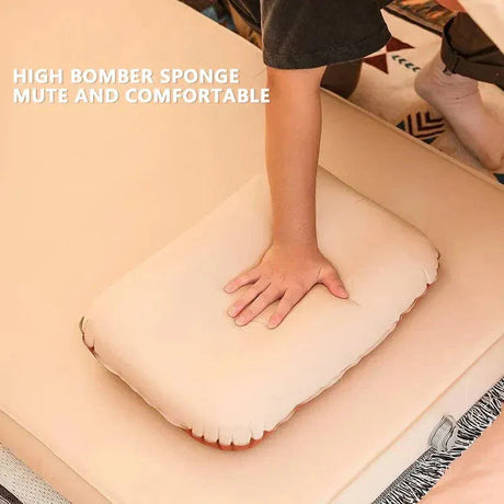 Often Accessories Often Deluxe Automatic Inflatable Soft Foam Ultralight Travel Pillow