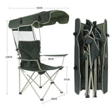Often Accessories Often Foldable Outdoor Chair With Adjustable Canopy