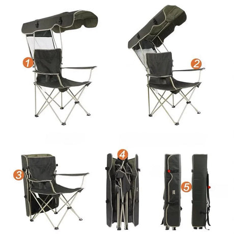 Often Accessories Often Foldable Outdoor Chair With Adjustable Canopy