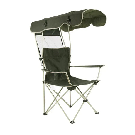 Often Foldable Outdoor Chair — Adjustable Canopy Shade