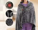 Often Accessories Often Heated Polar Poncho Cape Blanket