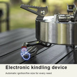 Often Accessories Often High Power Wind Resist 5 Heads Steel ButaneGas Fire Stove 12800W